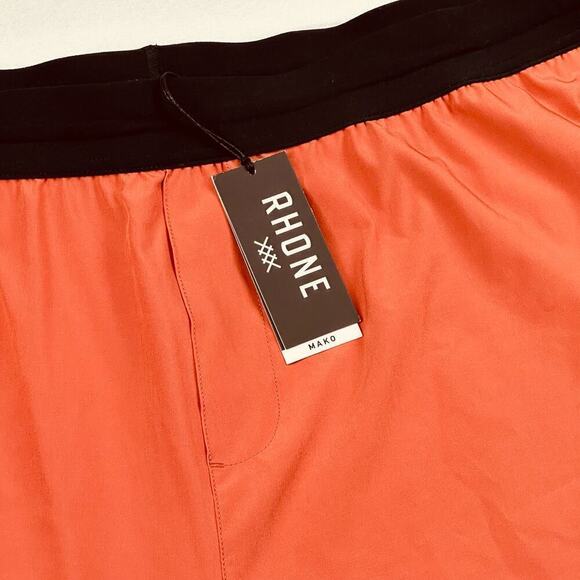Rhone Men’s XXL 7” Mako Tech Baked Clay Unlined Active Workout Stretch Shorts - Picture 5 of 10